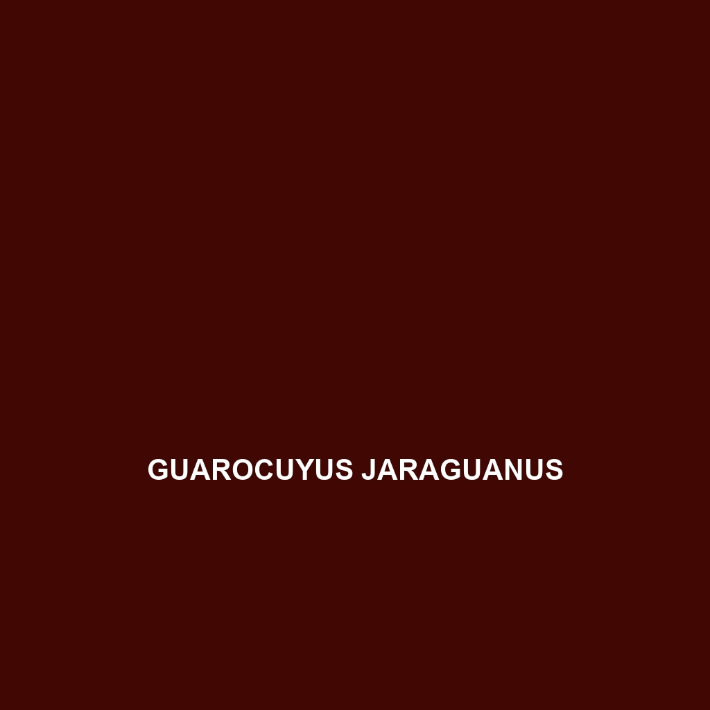 Guarocuyus jaraguanus