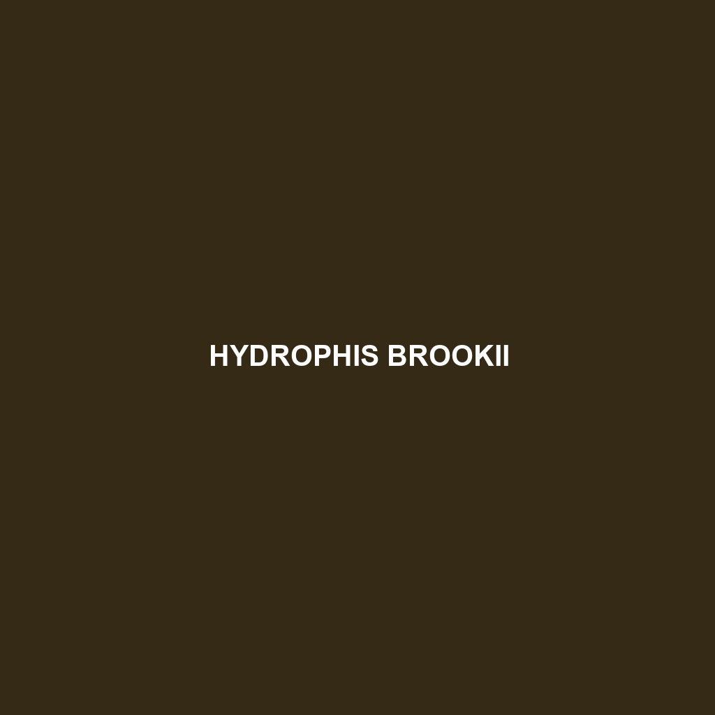 Hydrophis brookii