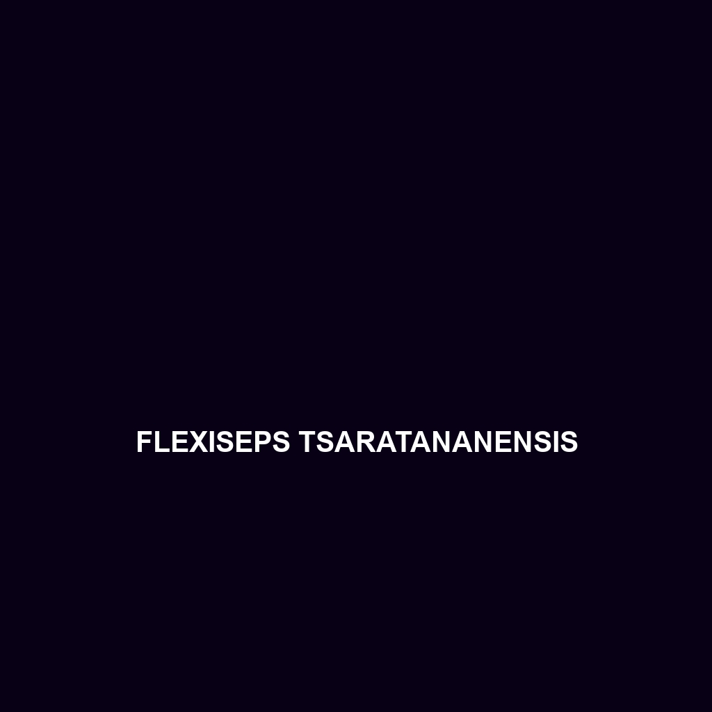 Flexiseps tsaratananensis