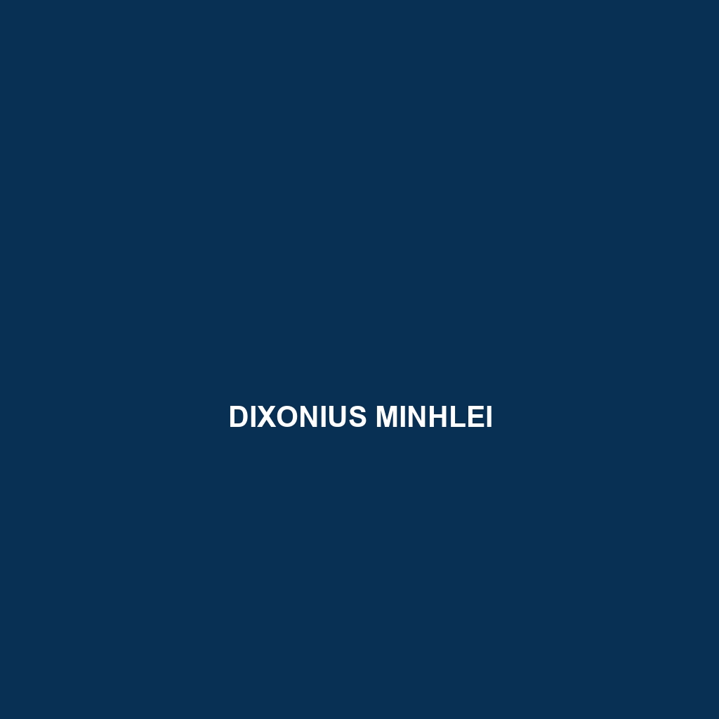 Dixonius minhlei