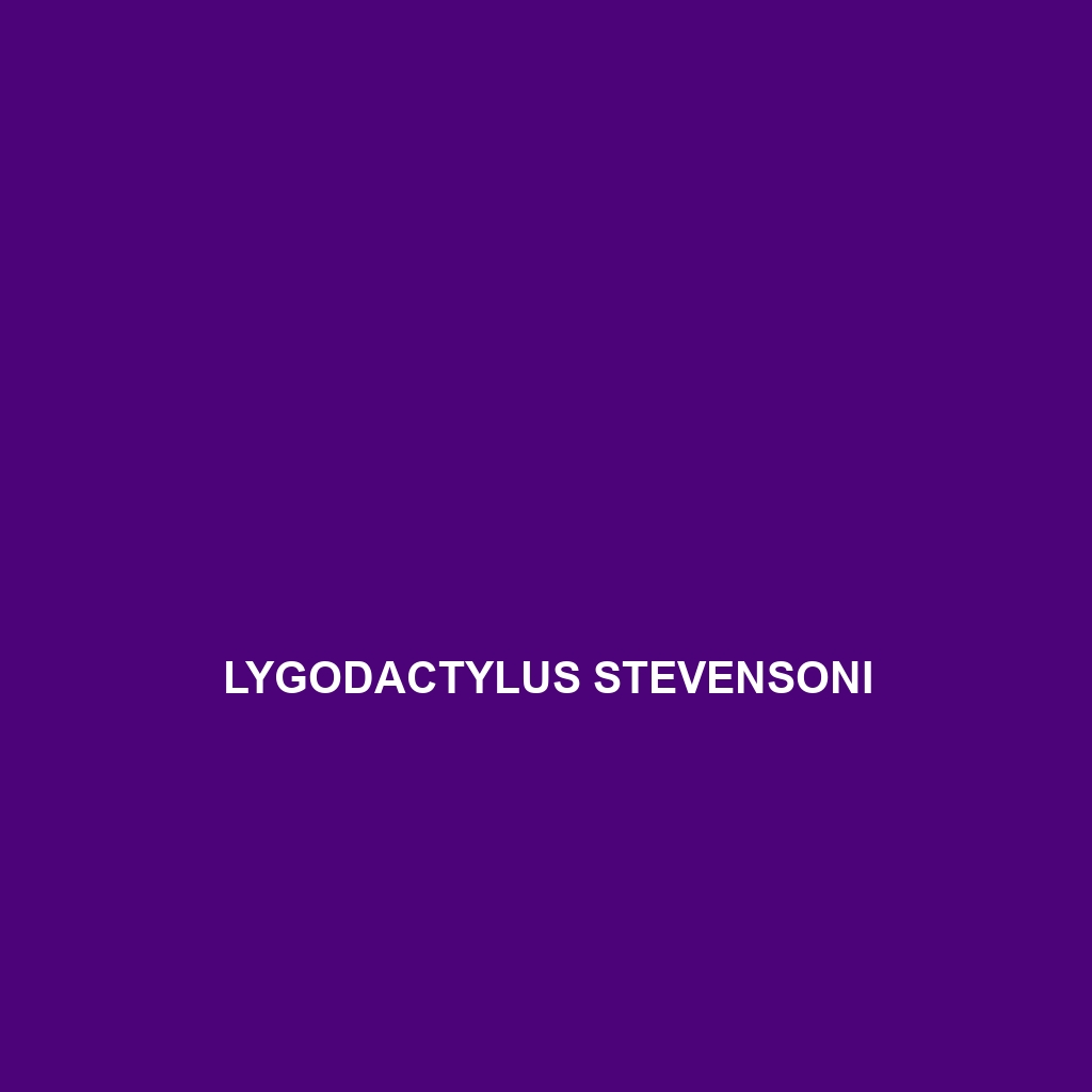 Lygodactylus stevensoni