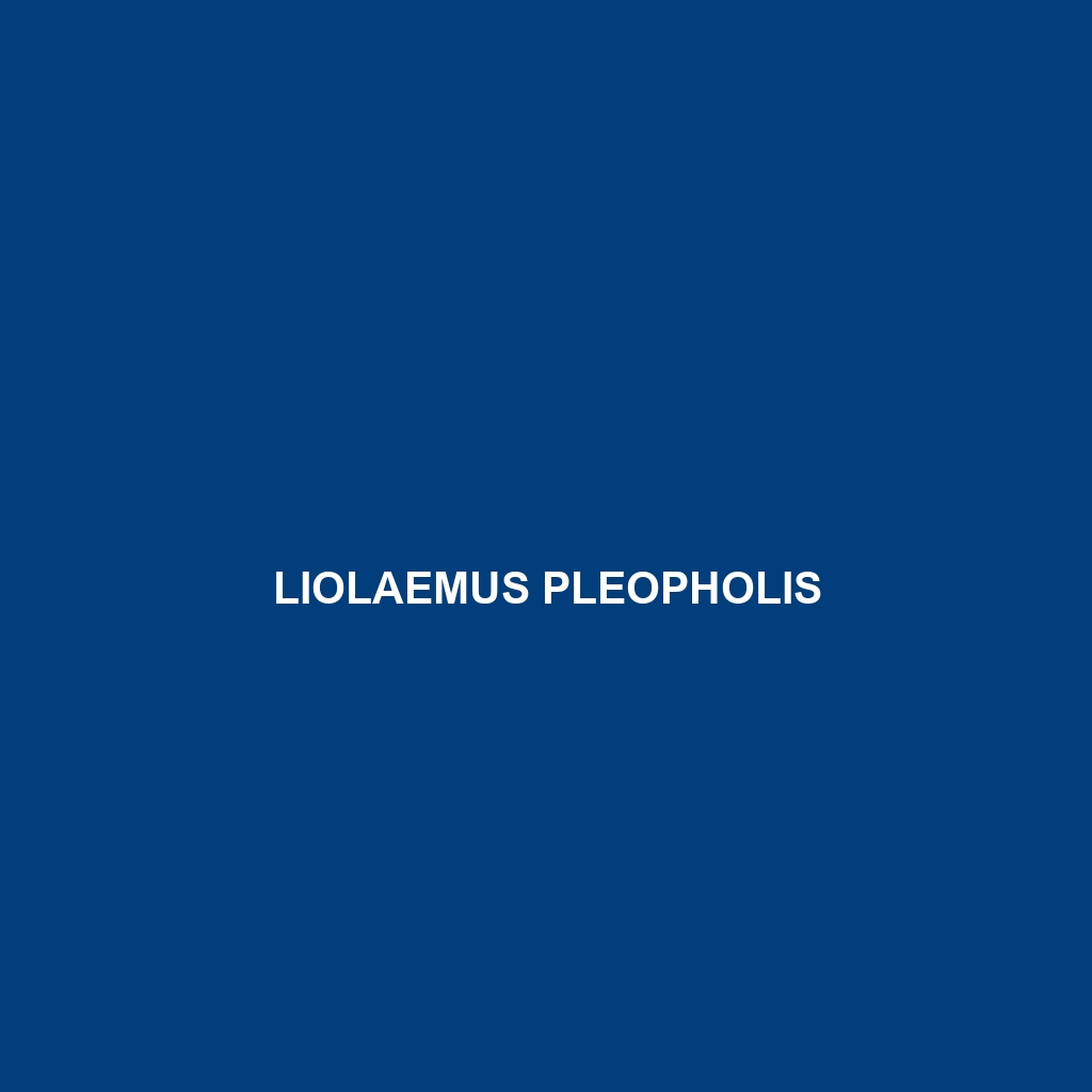 Liolaemus pleopholis