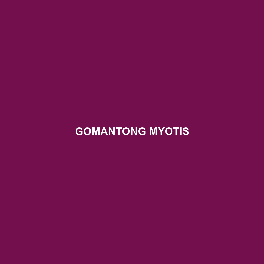 Gomantong Myotis