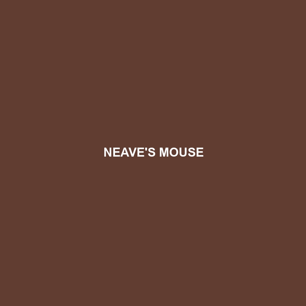 Neave's Mouse