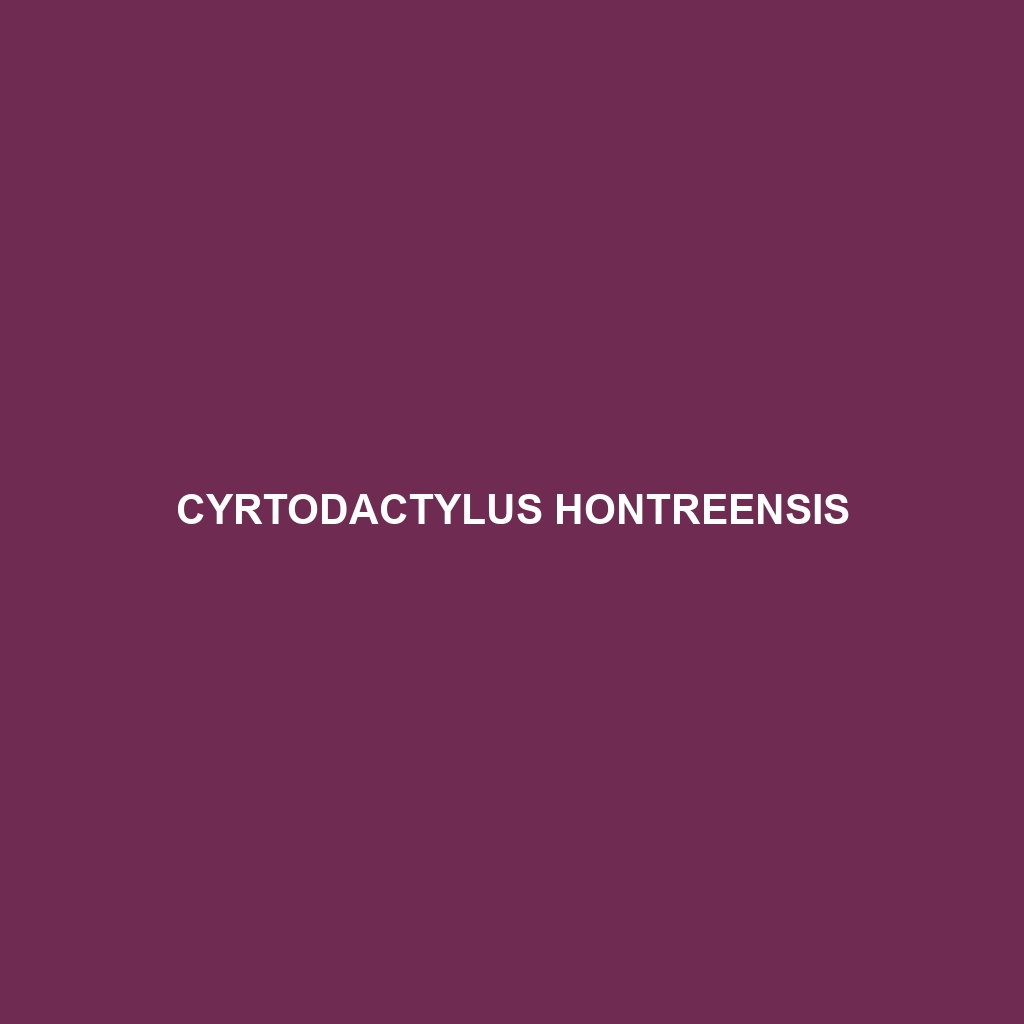 Cyrtodactylus hontreensis