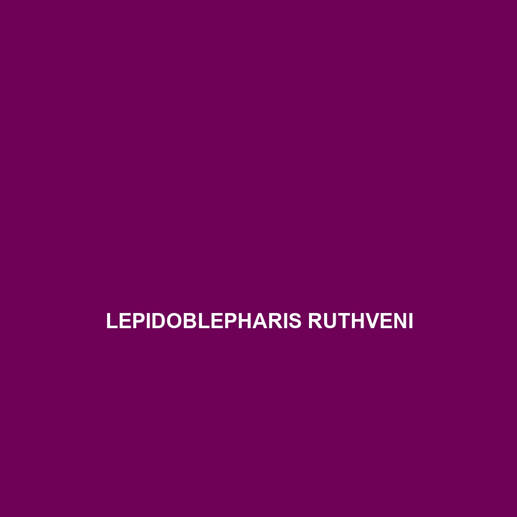 Lepidoblepharis ruthveni