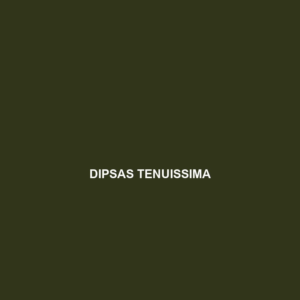 Dipsas temporalis