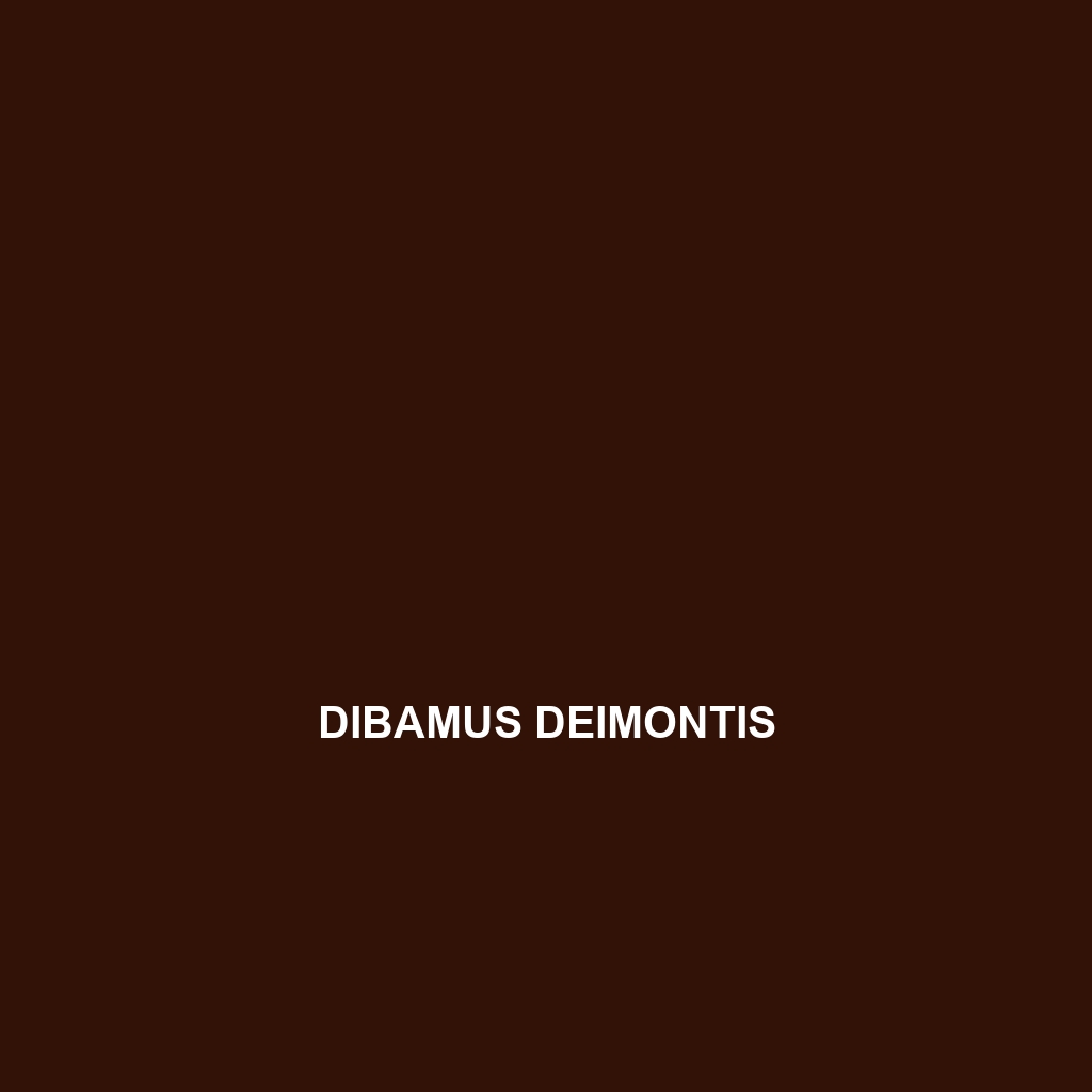 Dibamus deimontis