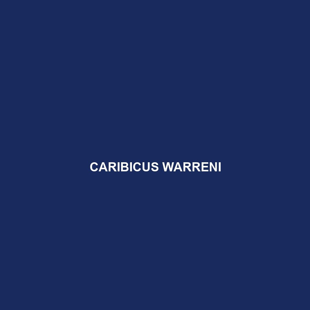 Caribicus warreni