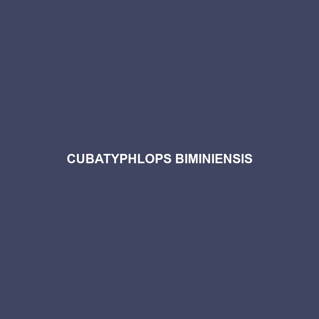 Cubatyphlops biminiensis