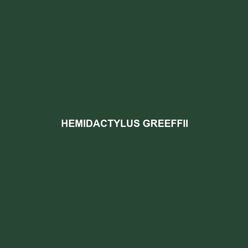 Hemidactylus greeffii