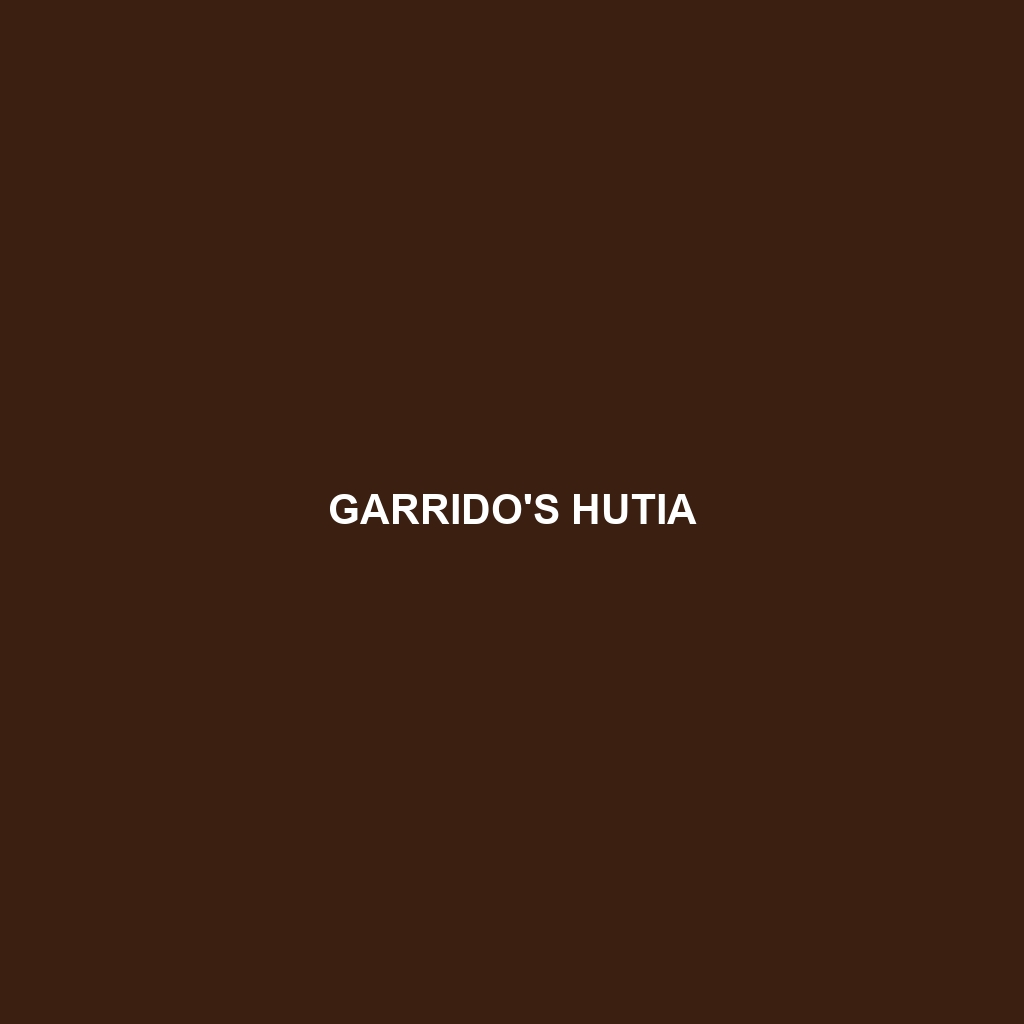 Garrido's Hutia