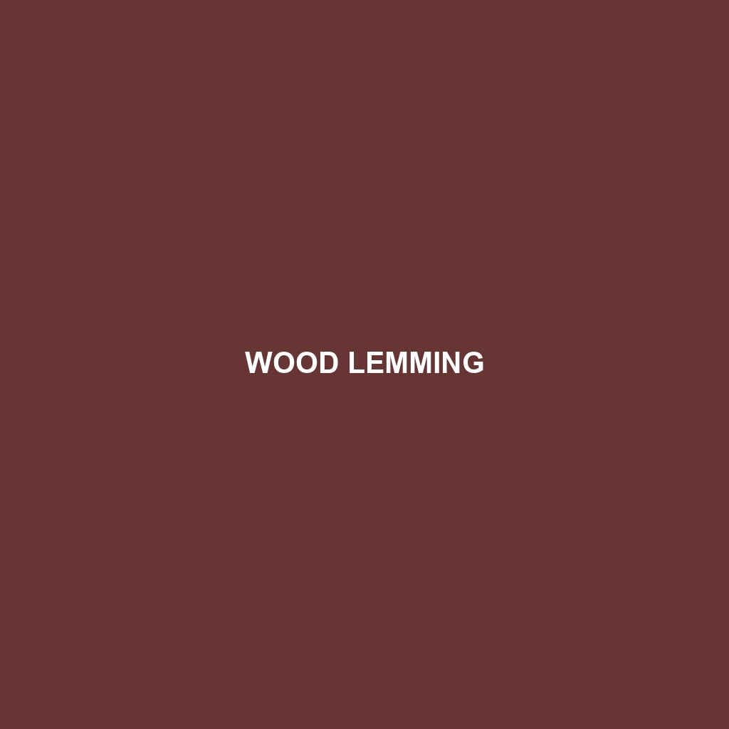 Wood Lemming