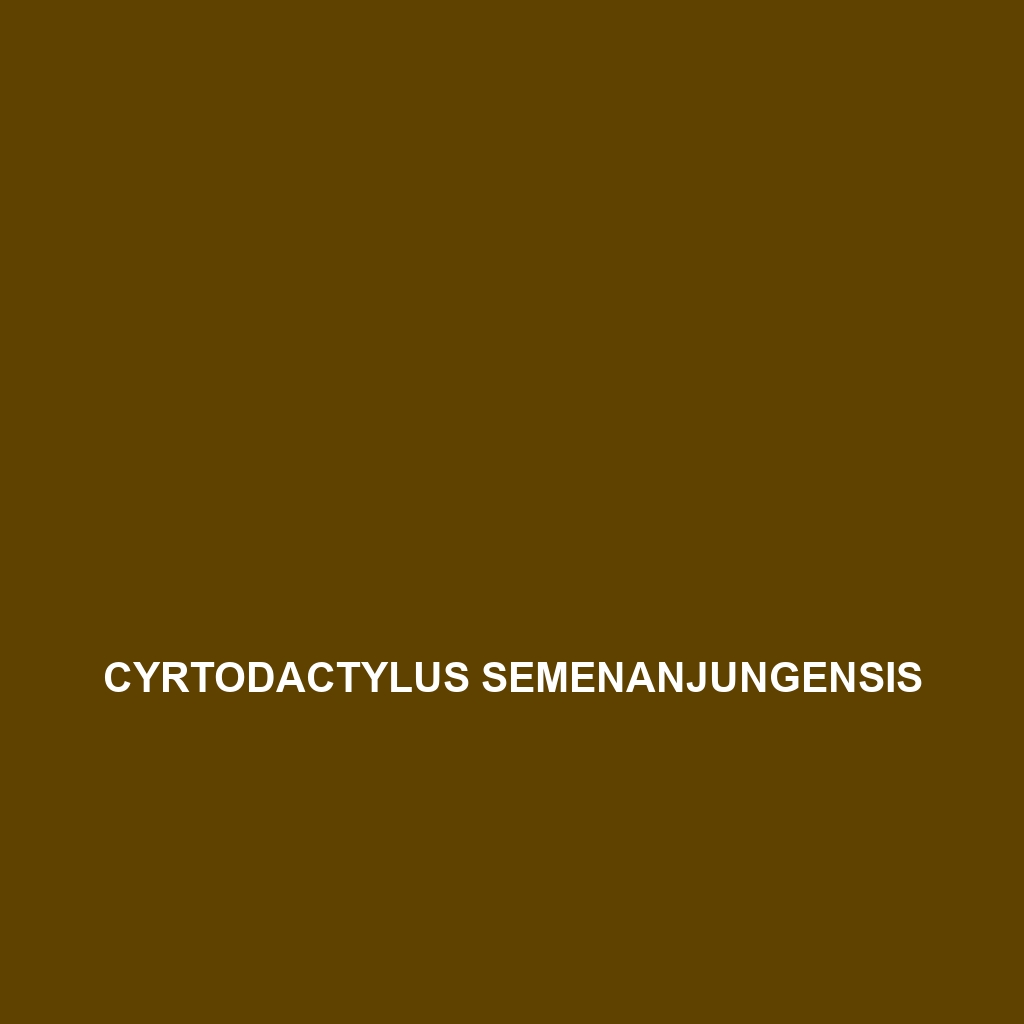 Cyrtodactylus semenanjungensis