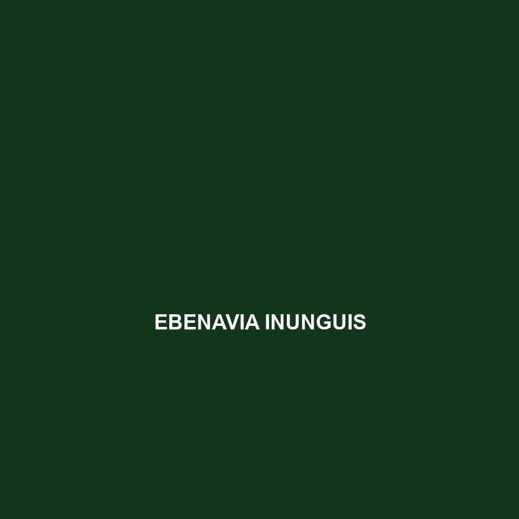 Ebenavia inunguis