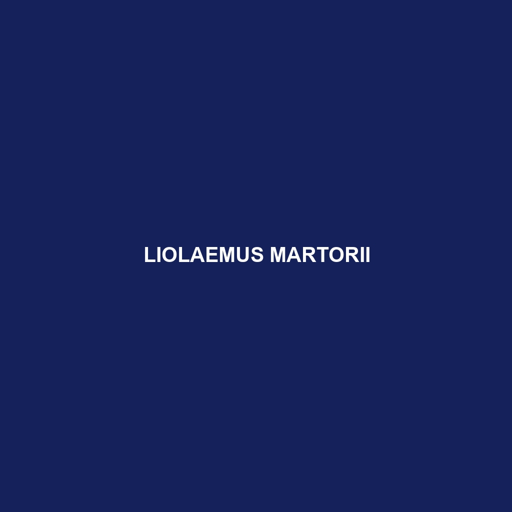 Liolaemus martorii