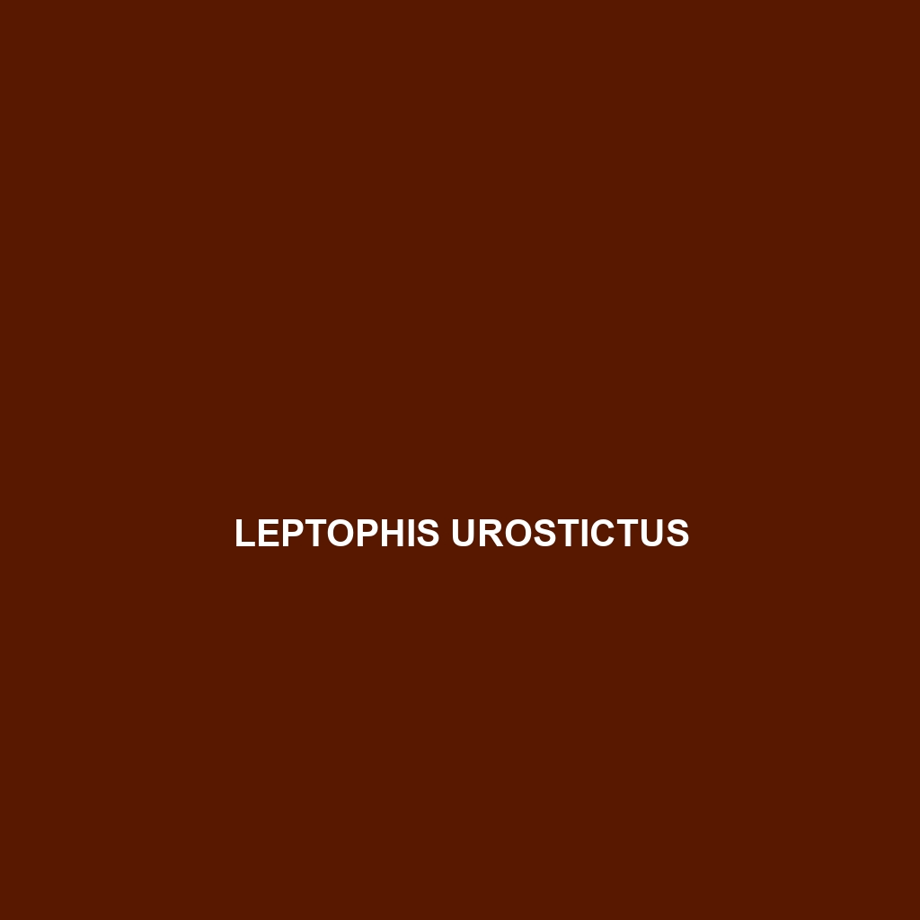 Leptophis urostictus