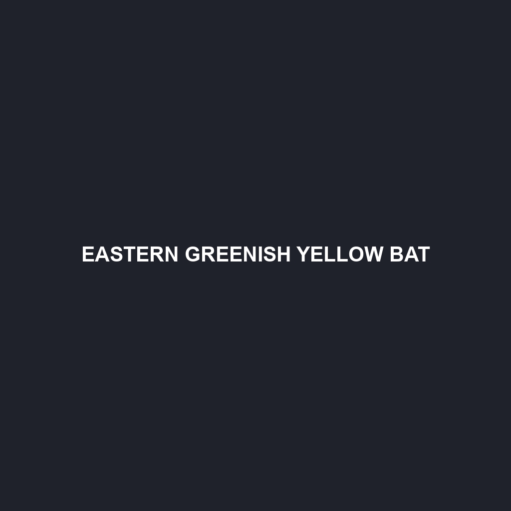 Eastern Greenish Yellow Bat