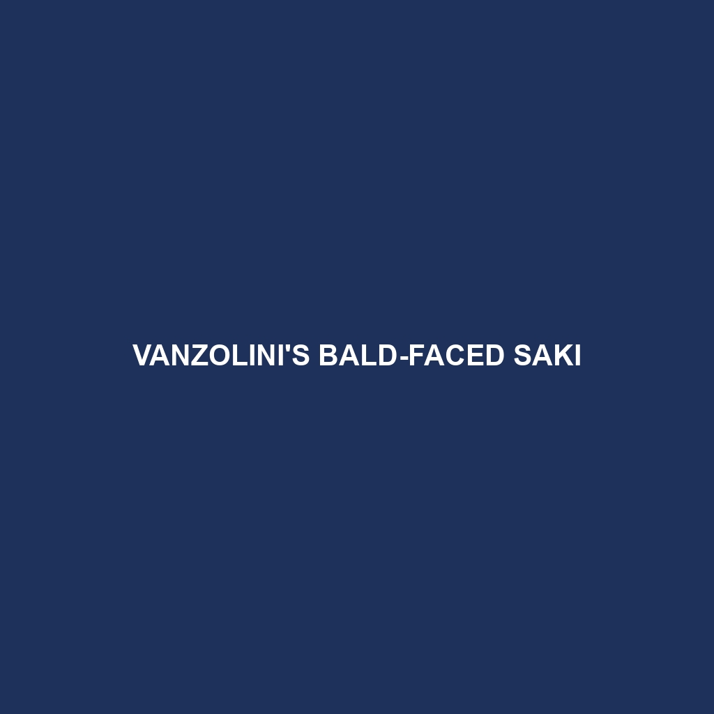 Vanzolini's Bald-faced Saki