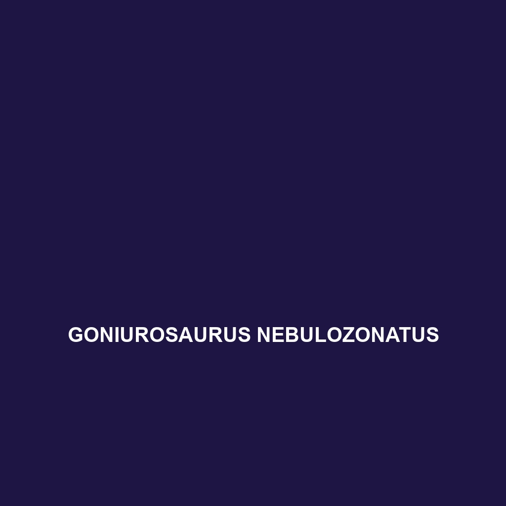 Goniurosaurus nebulozonatus