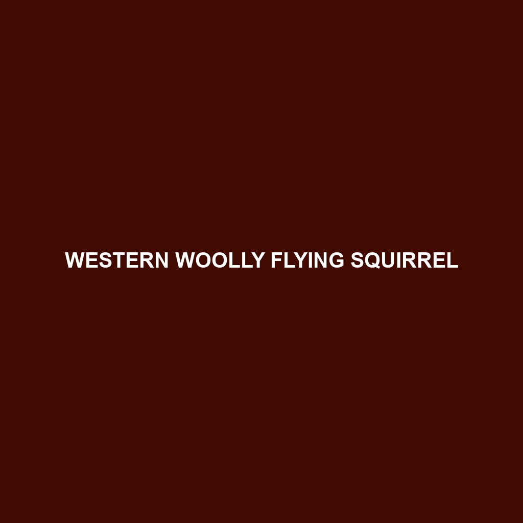 Western Woolly Flying Squirrel