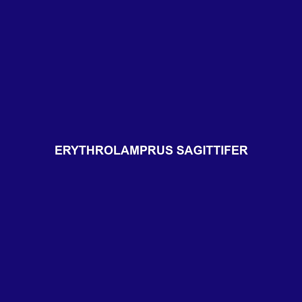 Erythrolamprus sagittifer