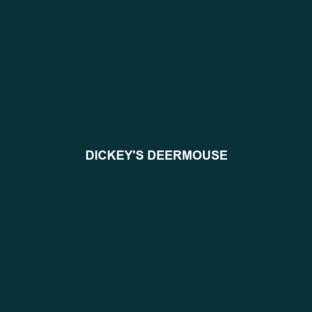 Dickey's Deermouse