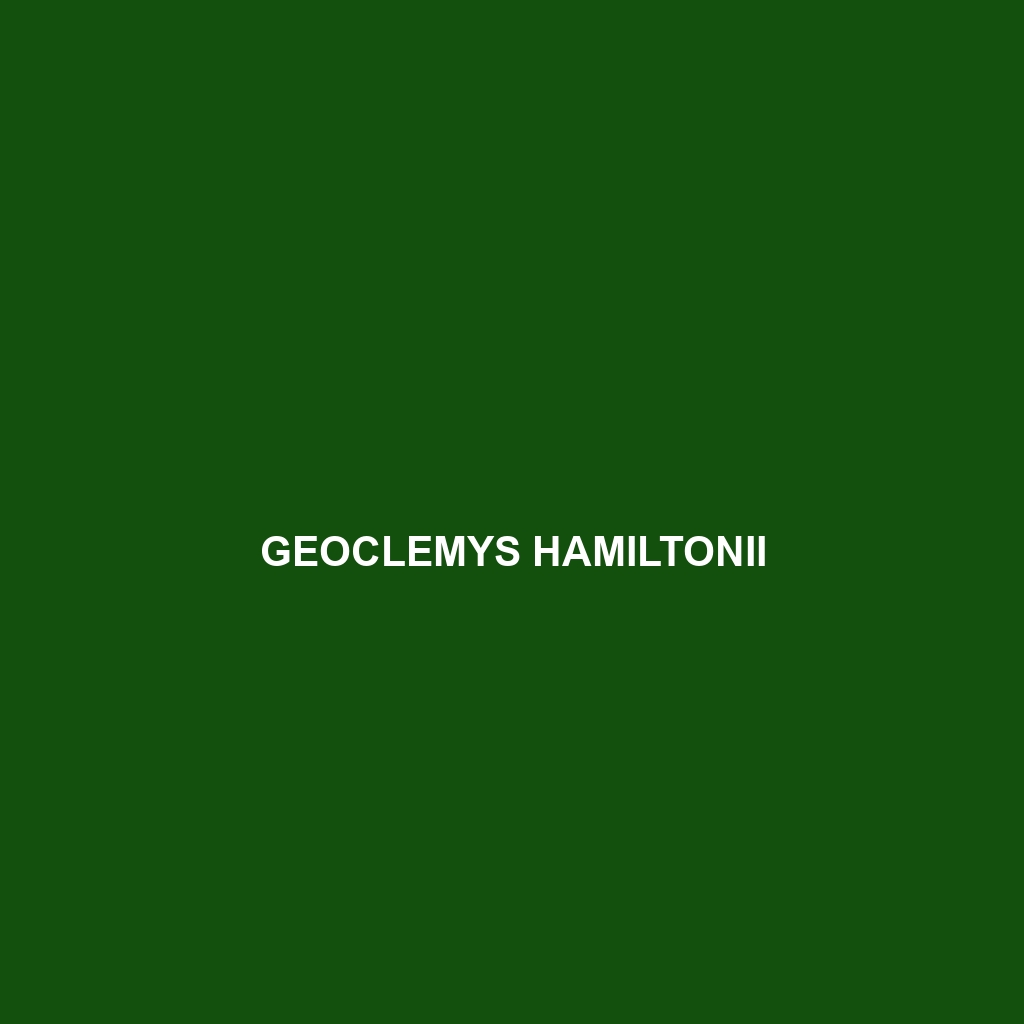 Geoclemys hamiltonii