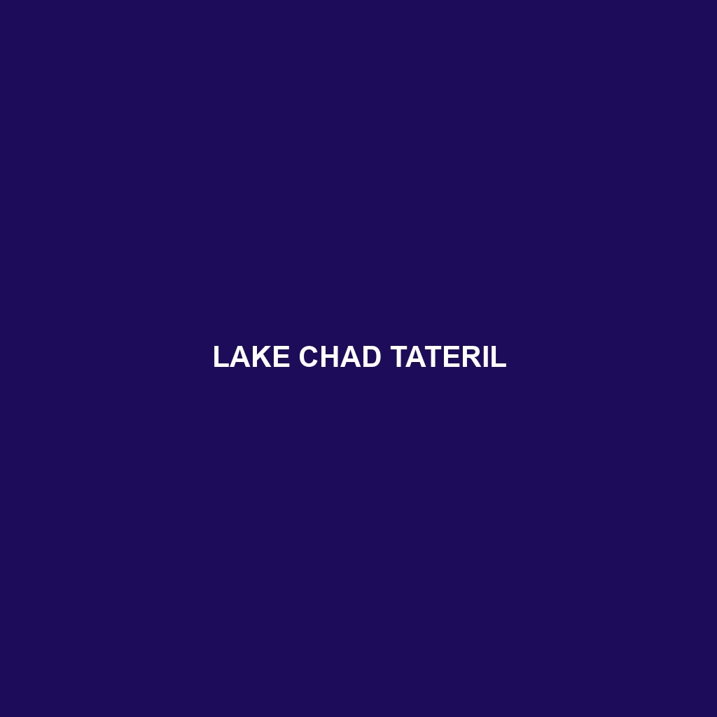 Lake Chad Tateril