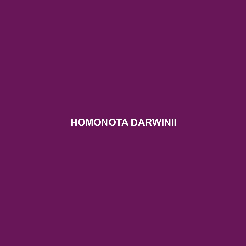 Homonota darwinii