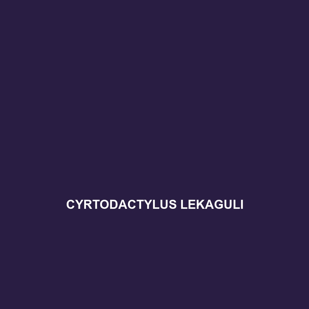 Cyrtodactylus lekaguli