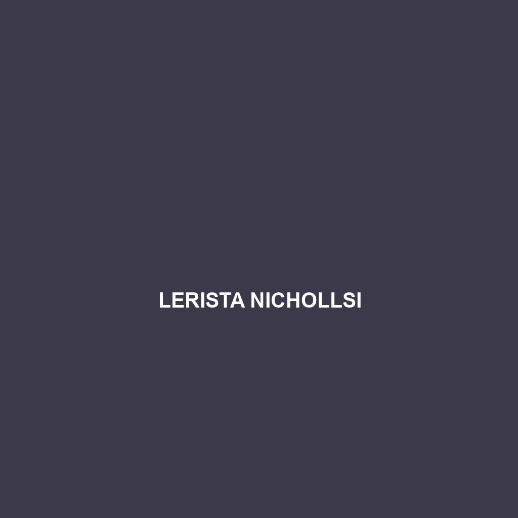 Lerista nichollsi