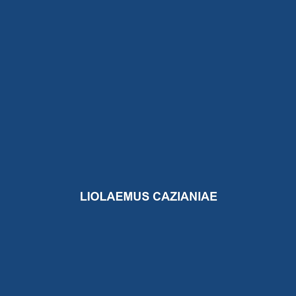 Liolaemus cazianiae