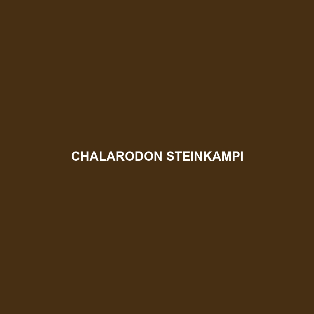 Chalarodon steinkampi