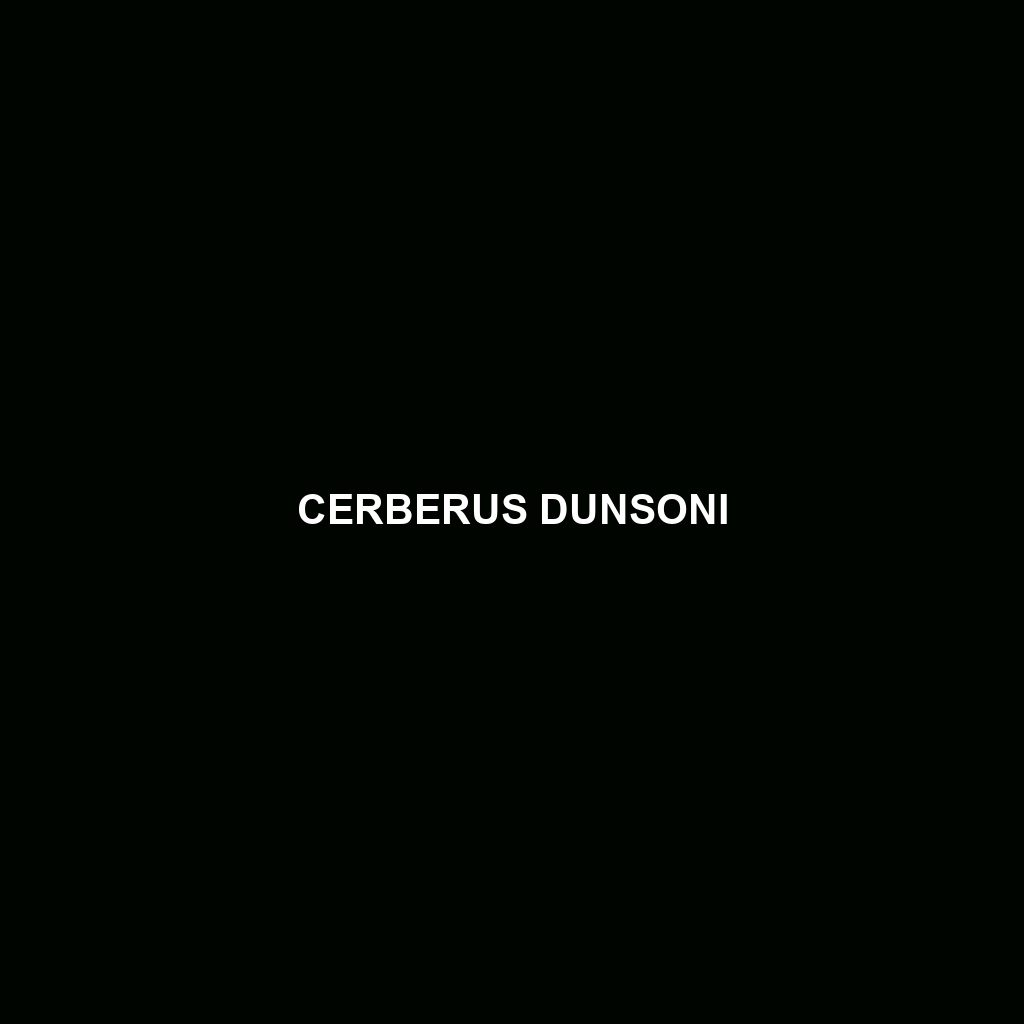 Cerberus dunsoni