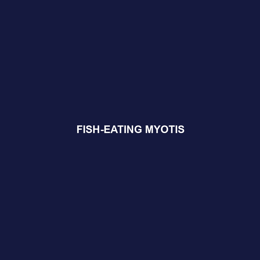 Fish-eating Myotis