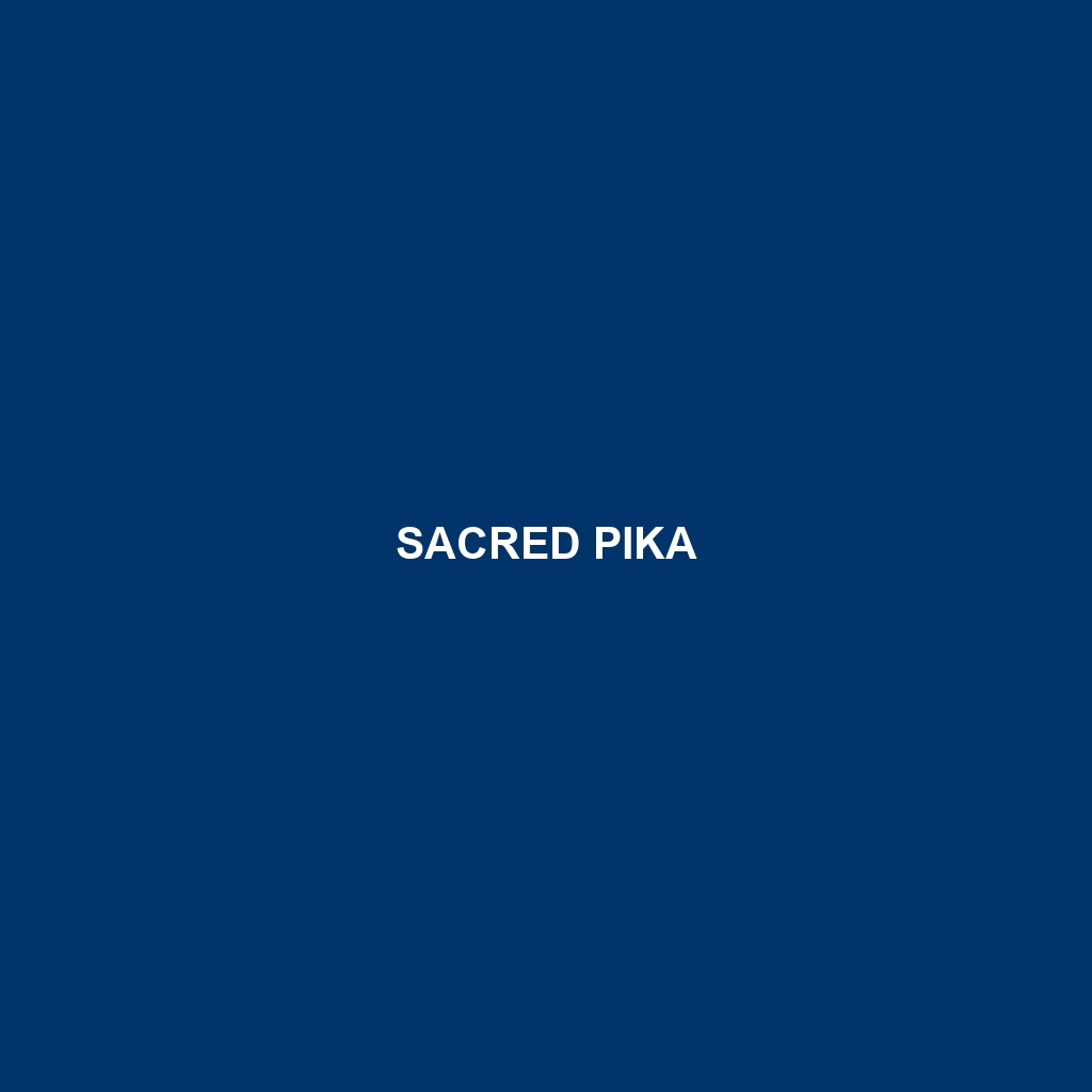 Sacred Pika