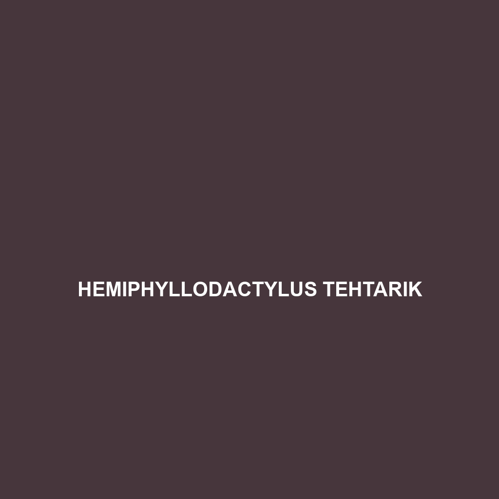 Hemiphyllodactylus tehtarik