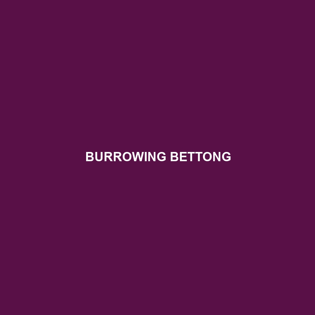 Burrowing Bettong