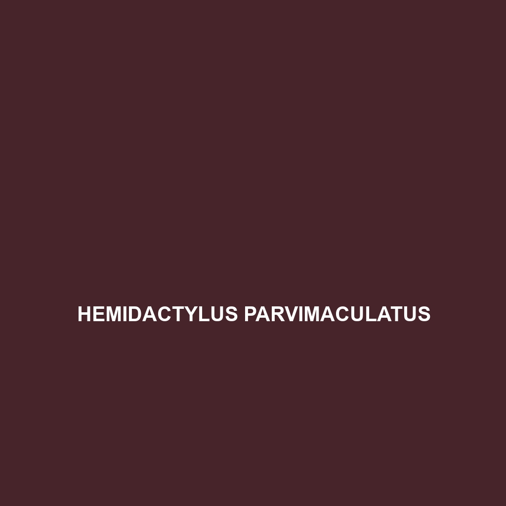 Hemidactylus palaichthus