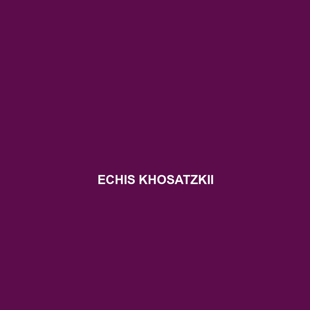 Echis khosatzkii