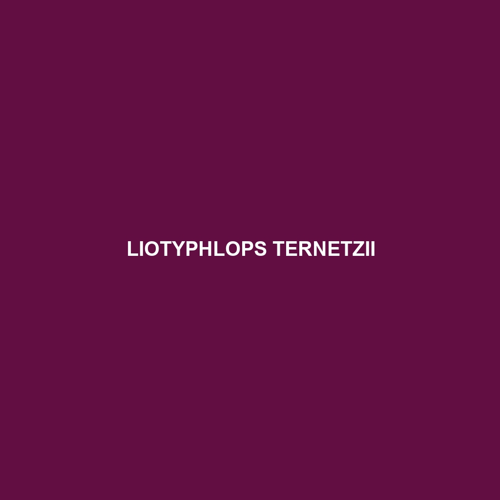 Liotyphlops ternetzii