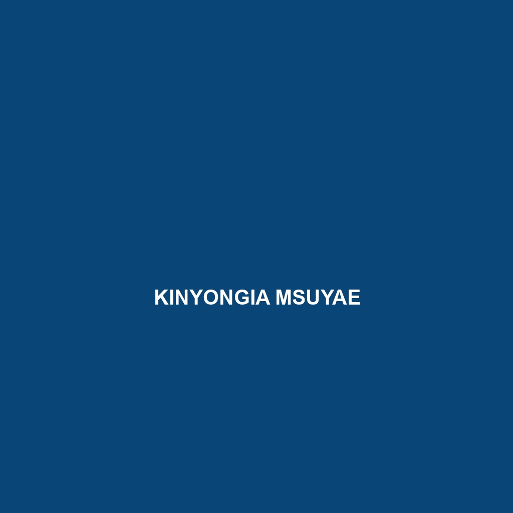 Kinyongia msuyae