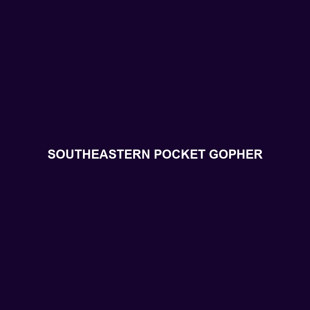 Southeastern Pocket Gopher