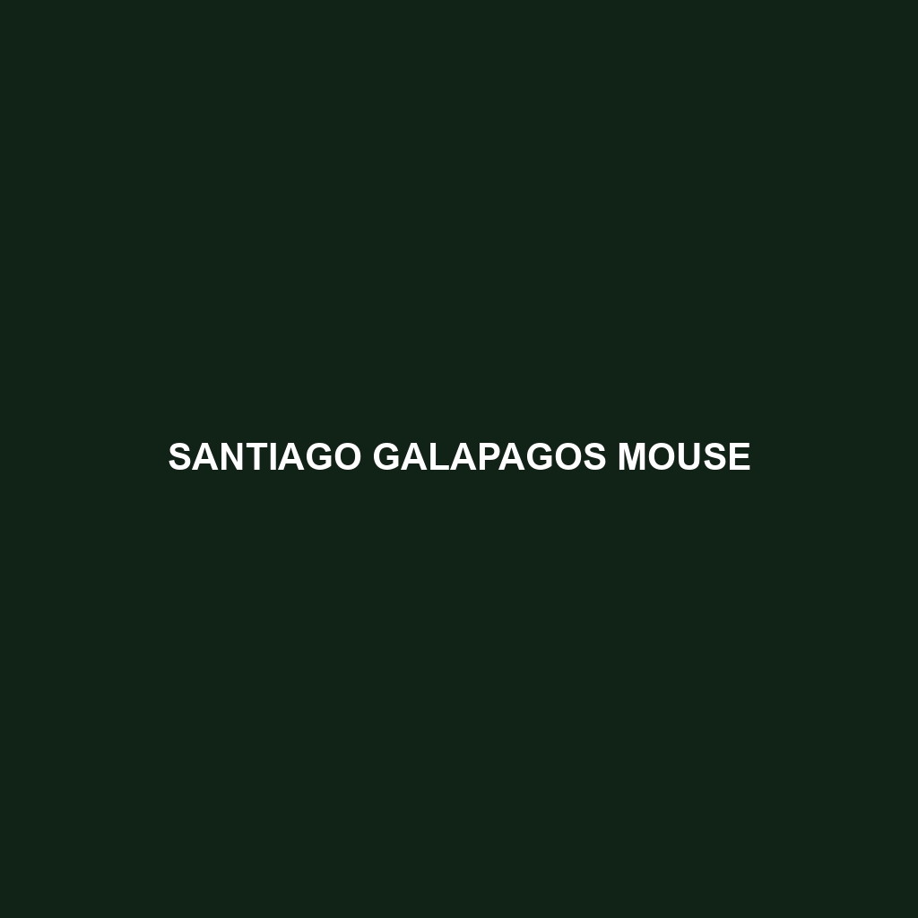 Santiago Galapagos Mouse