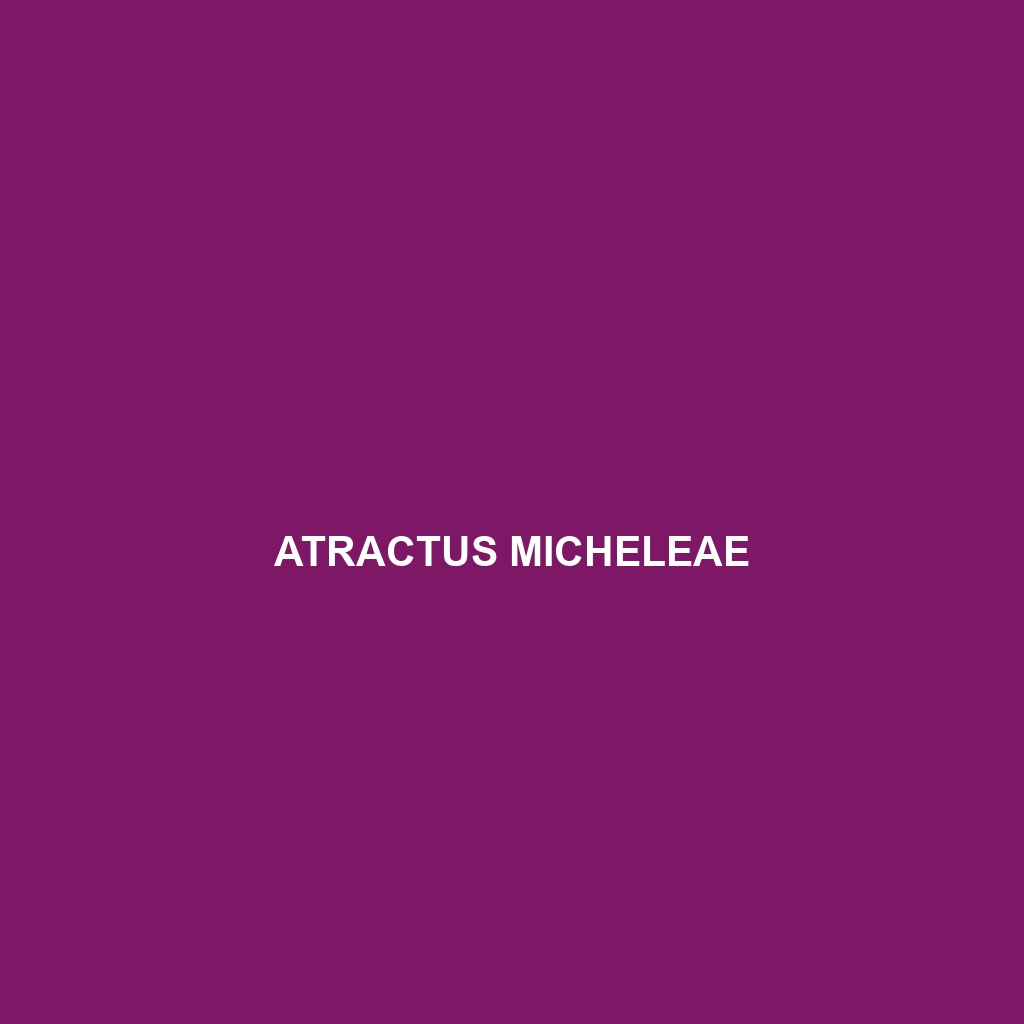 Atractus micheleae