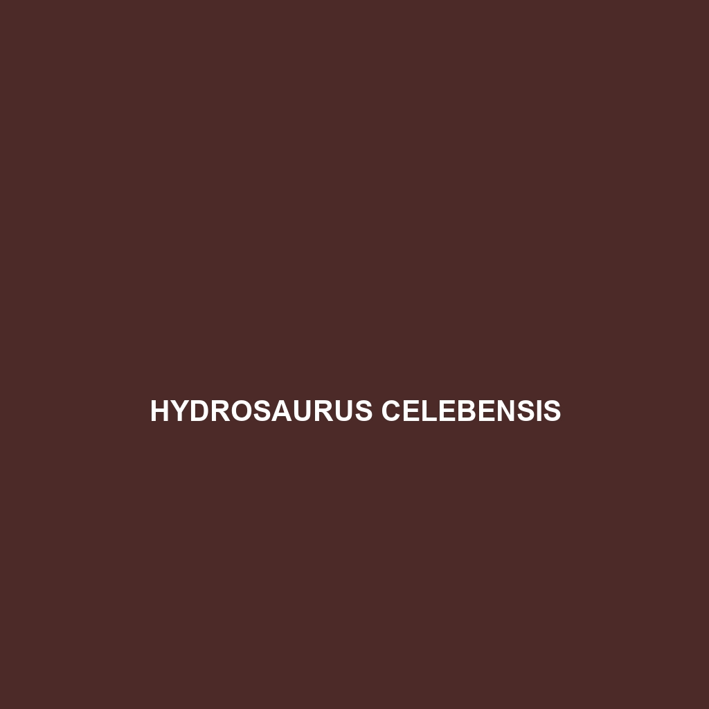 Hydrosaurus celebensis