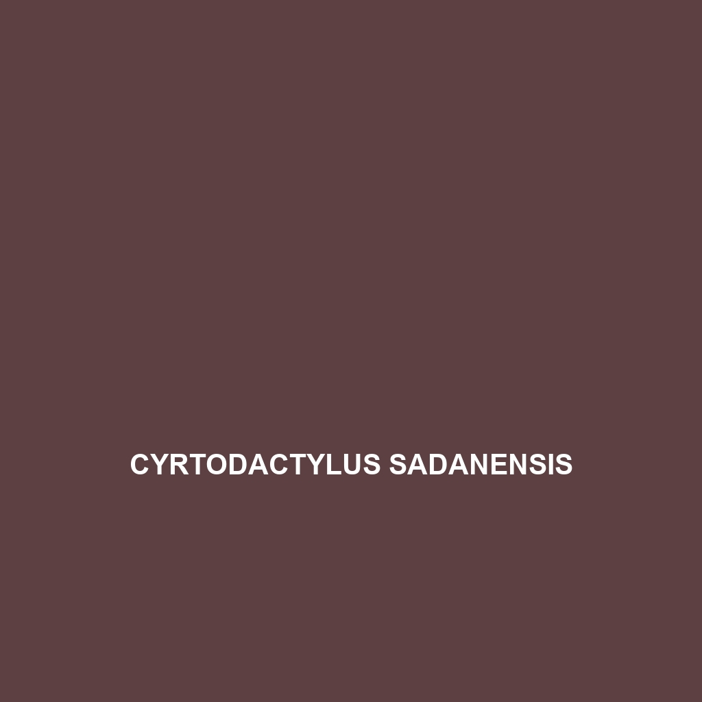 Cyrtodactylus sadanensis