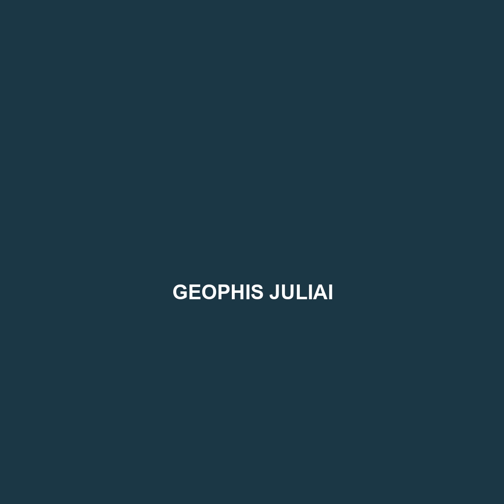 Geophis juliai