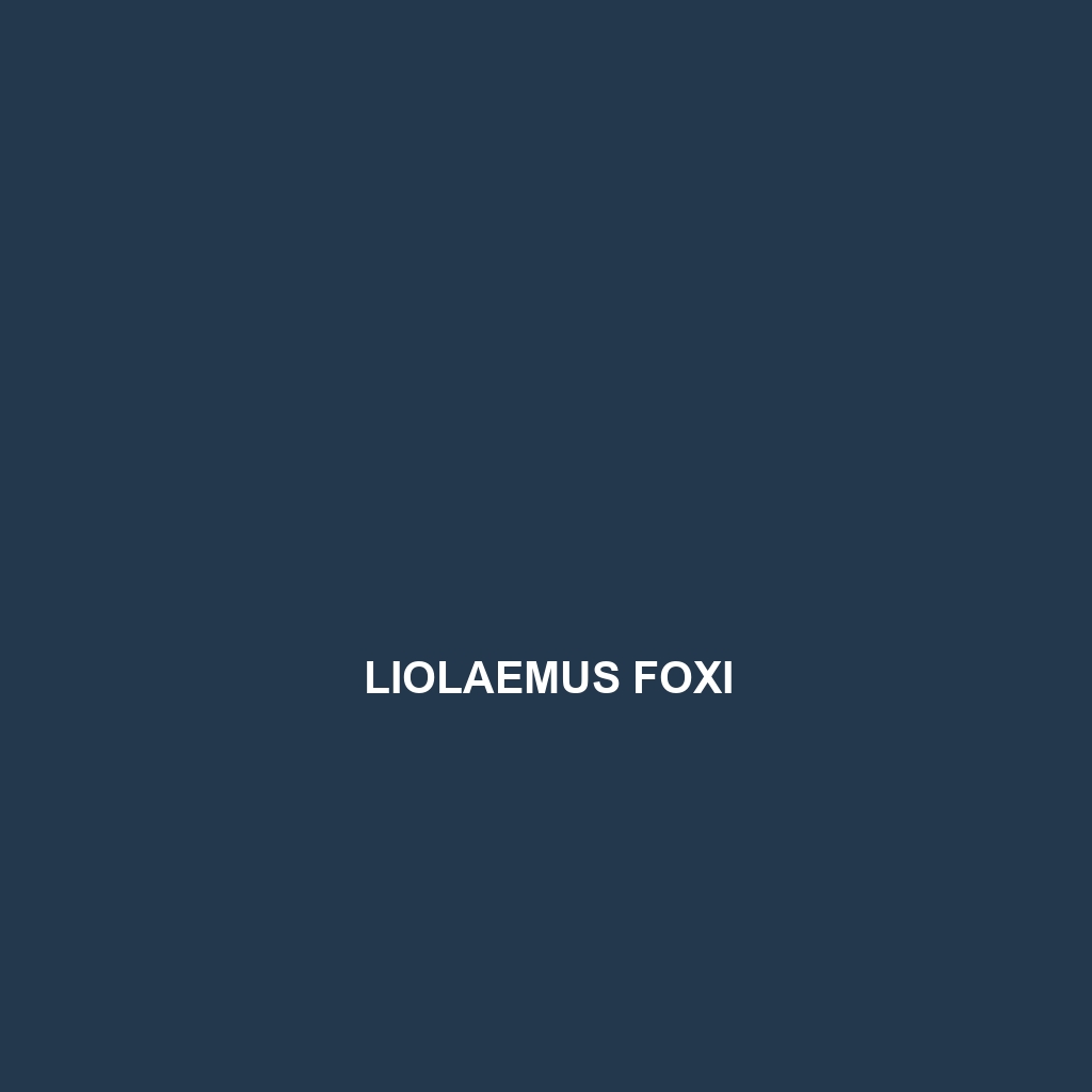 Liolaemus foxi